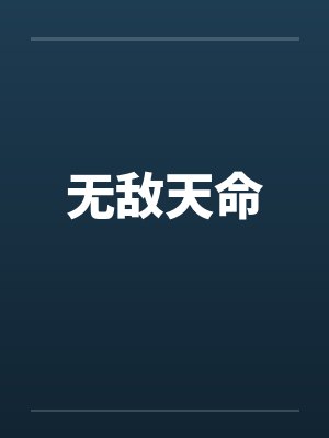 无敌天命封面
